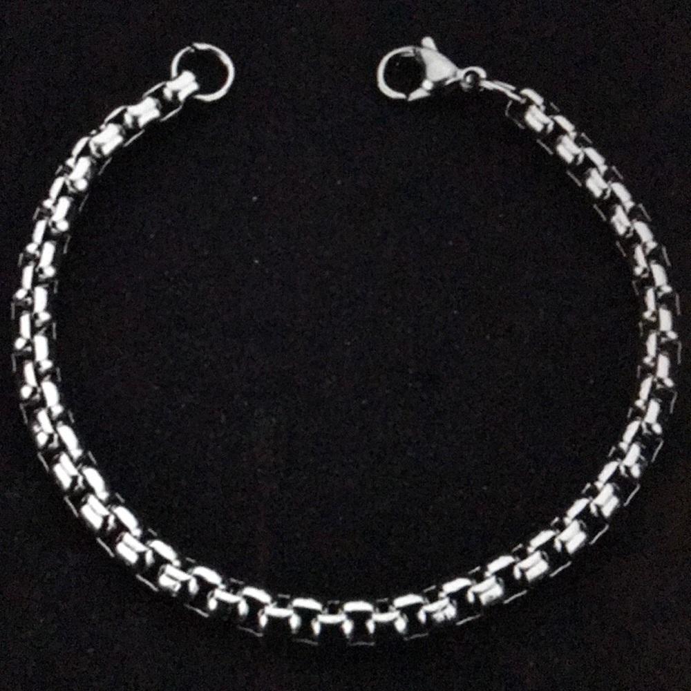 Thick Box Link Bracelet Stainless Steel unisex🎁